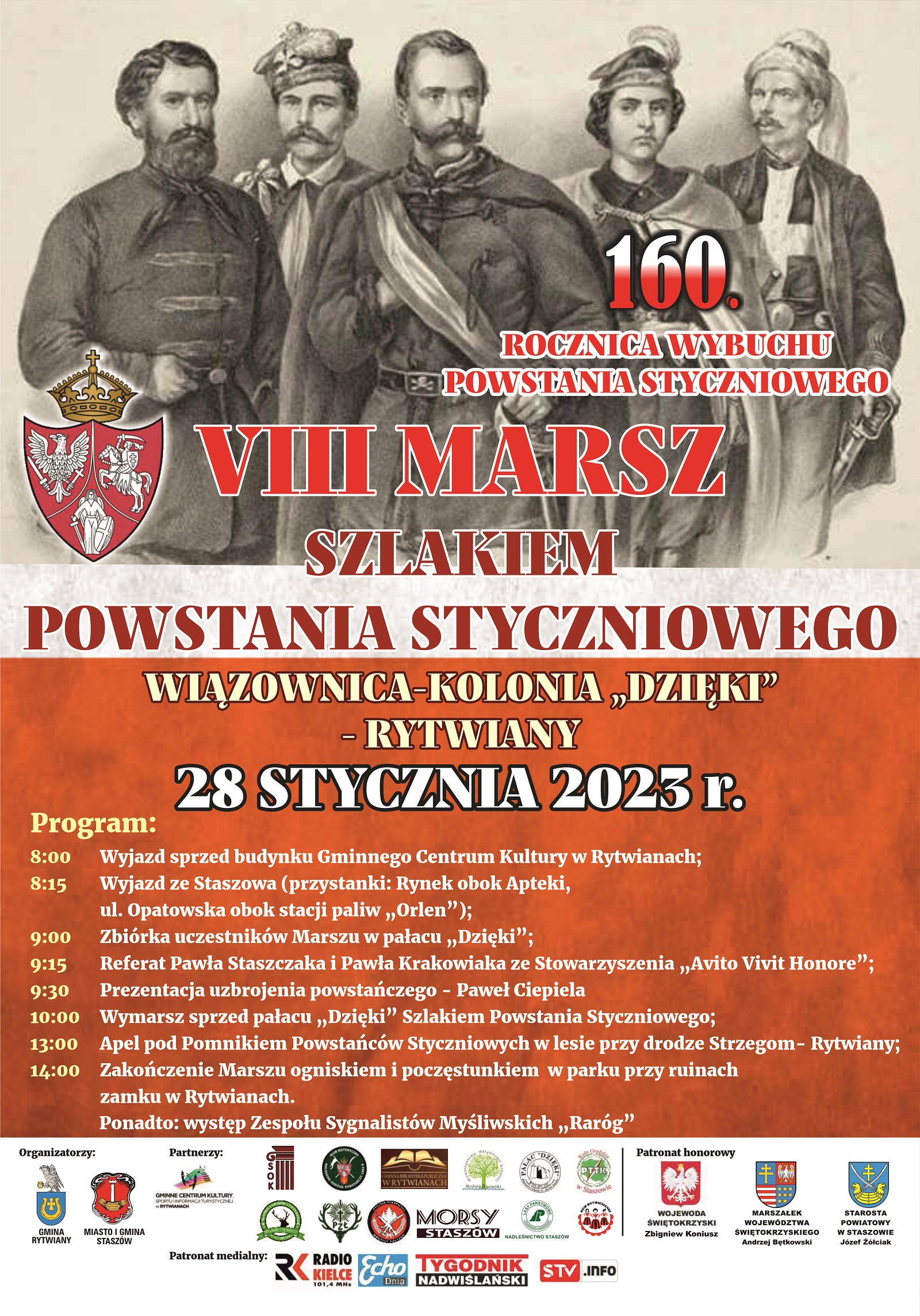 VIII Marsz Szlakiem Powstania Styczniowego